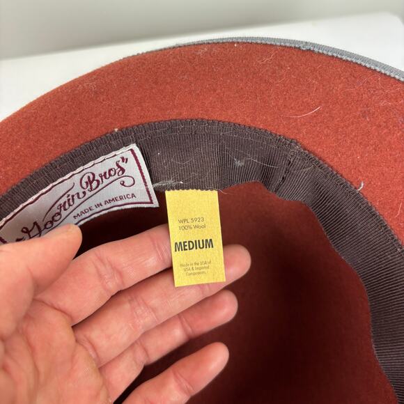 Goorin Bros. Wool Banded Fedora Hat Size Medium main image 2